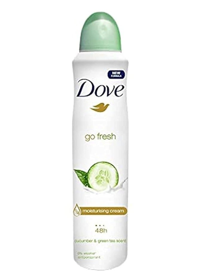 دوف بخاخ مزيل عرق بالخيار والشاي الأخضر 250 مل.