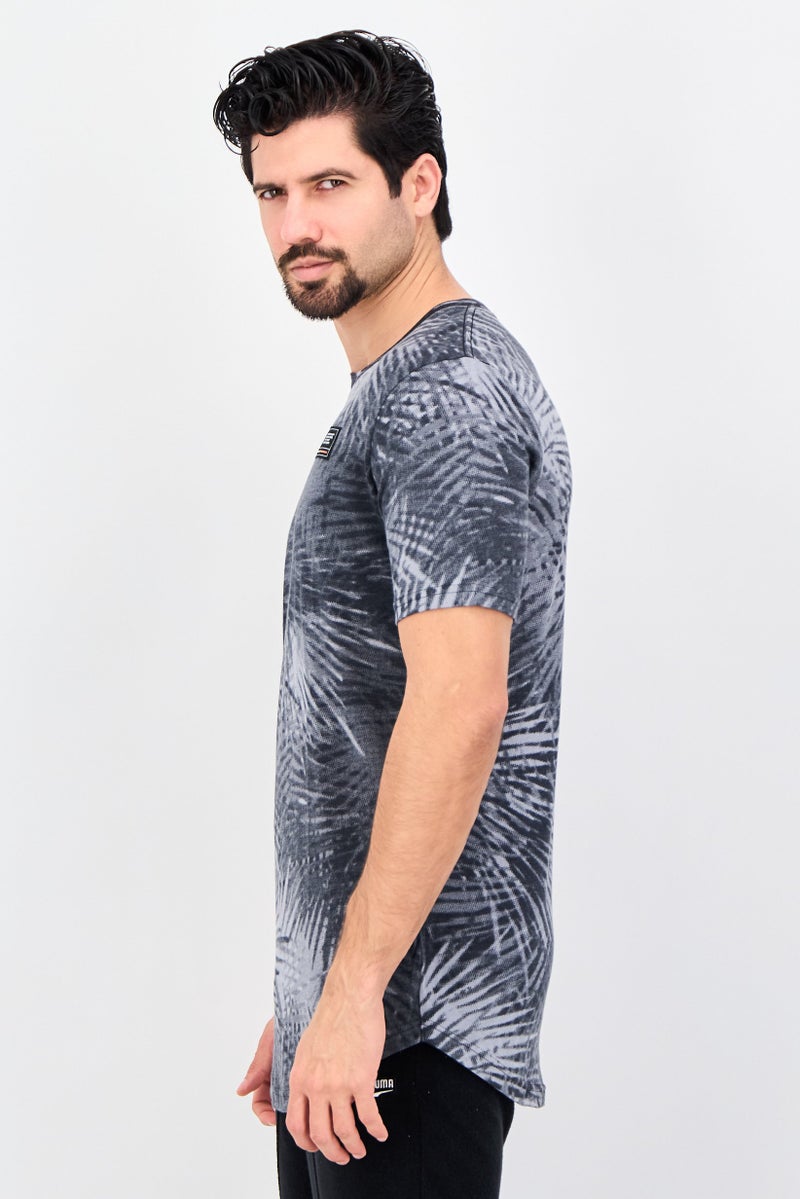 UNDER ARMOUR Men Loose Fit Short Sleeve Training T-shirt, Grey - Image 3