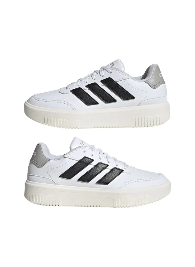 Adidas Adidas COURTBLOCK BOLD White Sportswear For Women 3