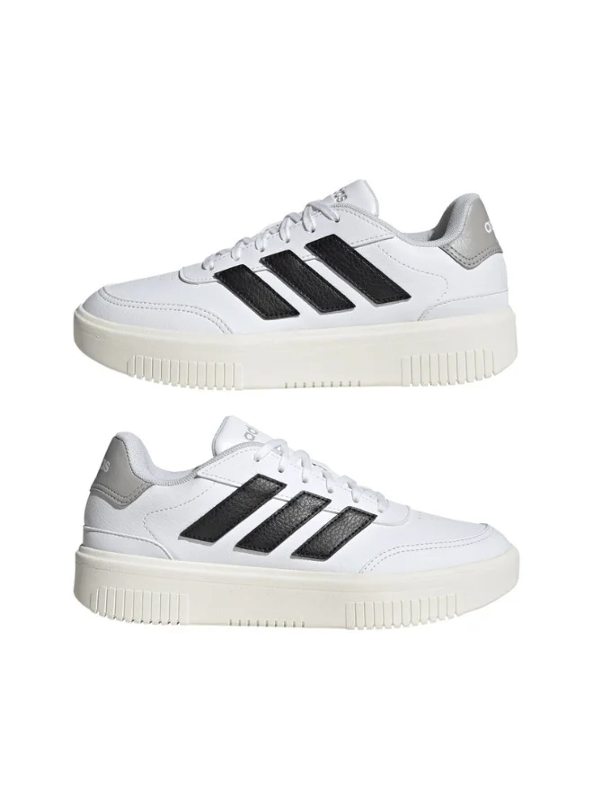 Adidas COURTBLOCK BOLD White Sportswear For Women 3