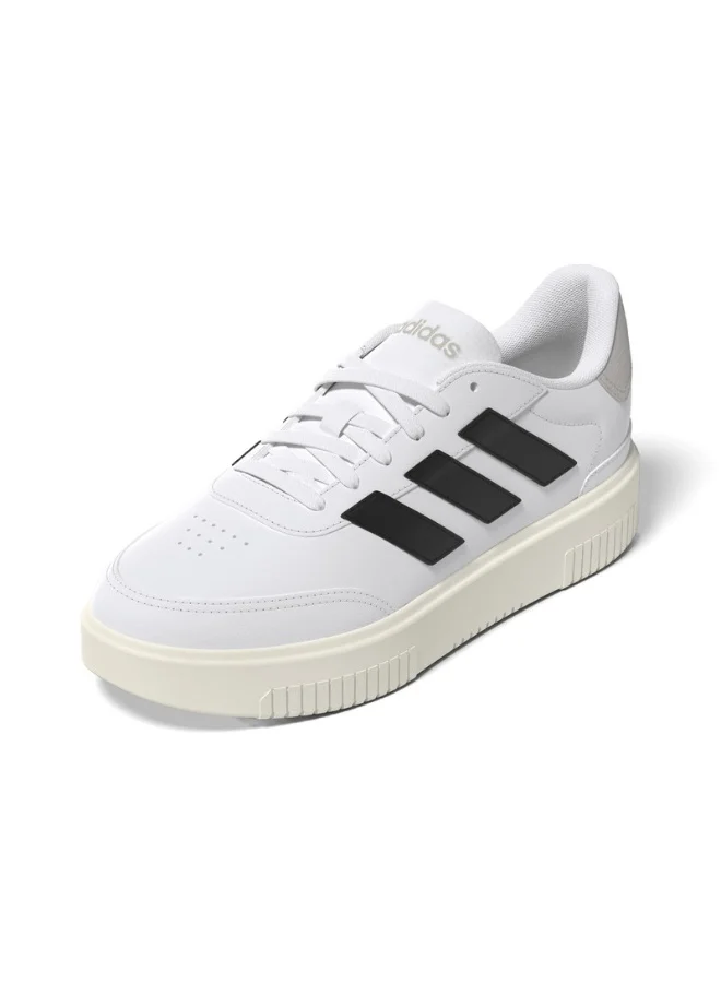 Adidas COURTBLOCK BOLD White Sportswear For Women 3