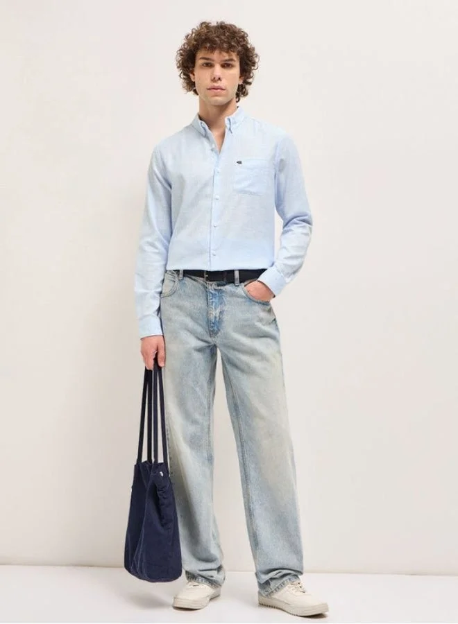 THE BEAR HOUSE  Men's Shirt for Casual and Formal Wear | Classic Button-Down Style for Office, Daily Use, Travel, Events & All-Season Outfits | Versatile & Stylish Wardrobe Essential for Every Occasion for Men | Best Price UAE