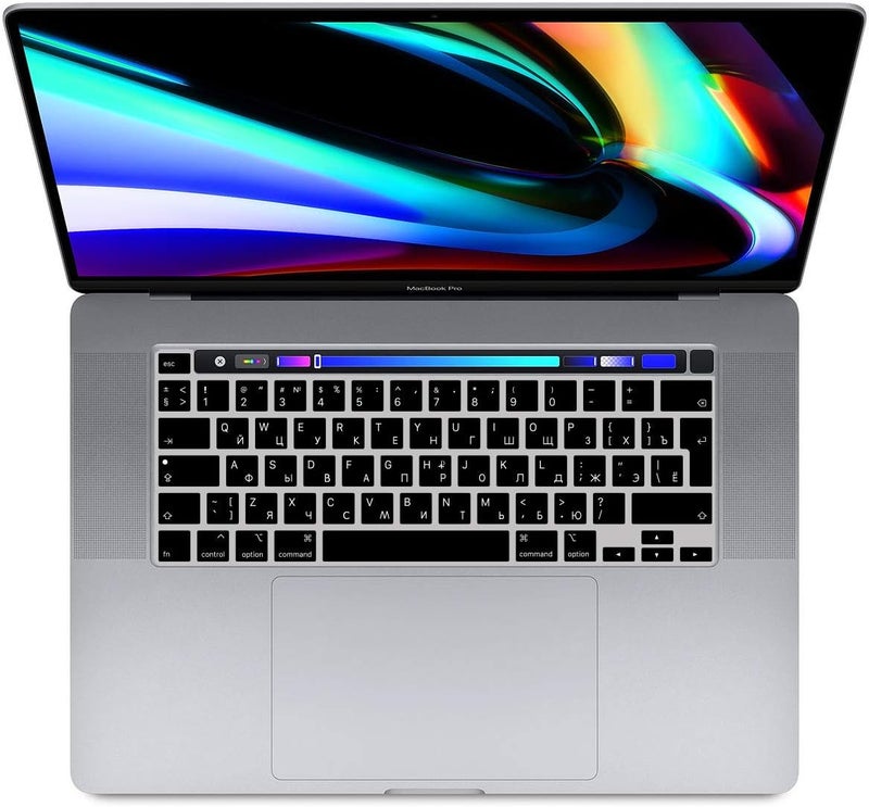 HRH Ultra Thin Russian Language Silicone Keyboard Cover Skin for MacBook Pro 13 inch 2020(Model A2289/A2251/A2338 M1 Chip) and for MacBook Pro 16" 2019 (Model A2141) Accessories - Image 2
