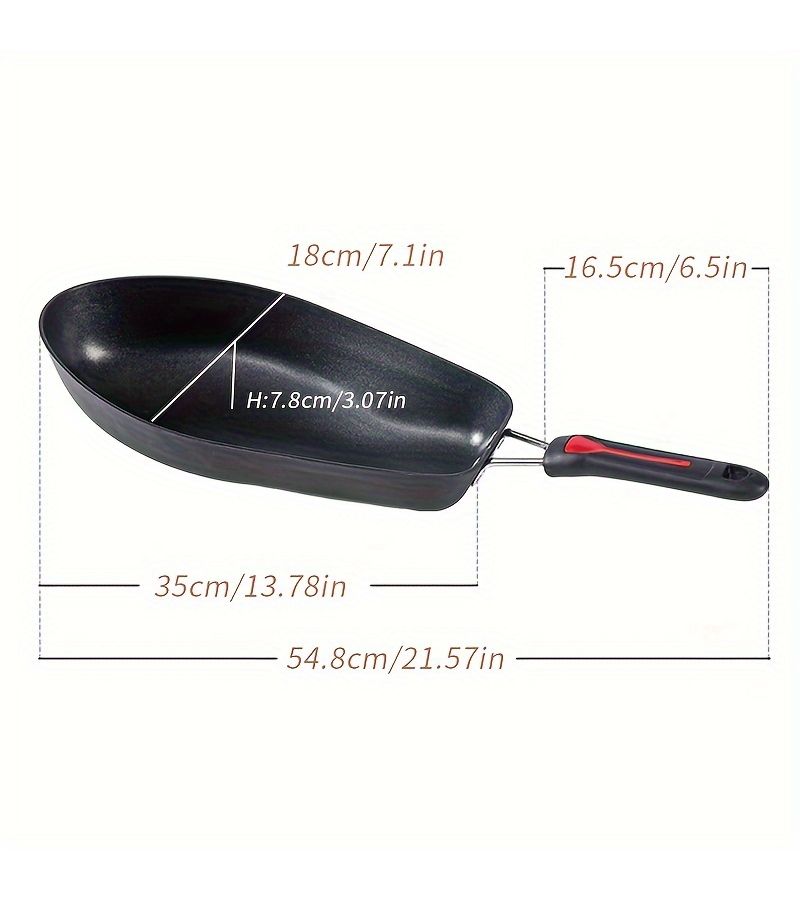 3 Pcs Fish Pot Set With Fast Heat Conduction Non Stick Fish Shaped Pan Body Lid And Spatula - Image 3