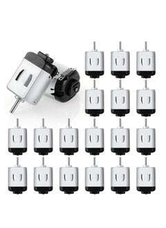 Mini DC Motor, 20 Pcs 1.5-3V 23000RPM Micro Electric Motor, High Speed Torque Small Electric Motor, Suitable for DIY Remote Control Toy Car, Science Experiments, Robot