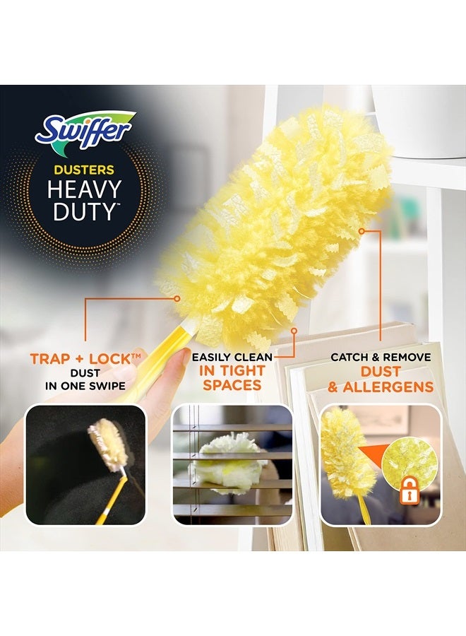Swiffer 360 Dusters Extendable Handle Starter Kit, 3 Count Duster Refill  - Image 2