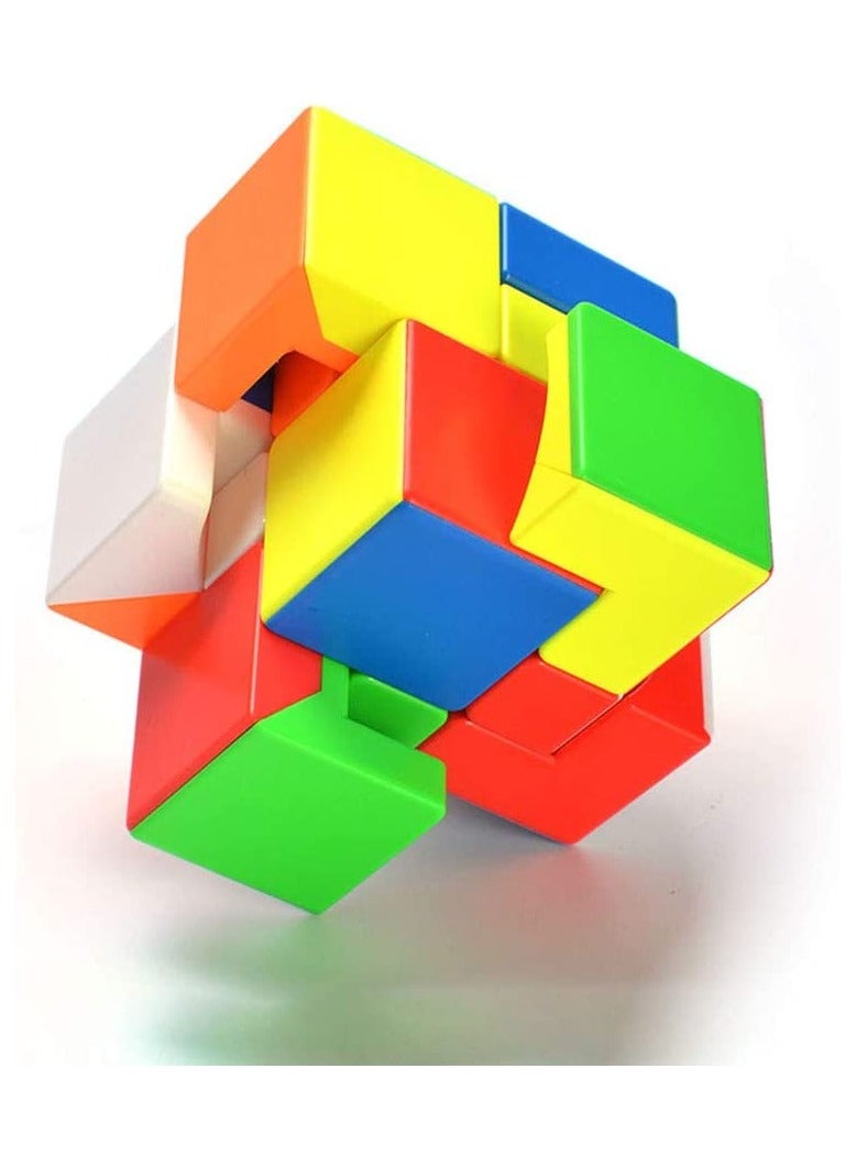 Puppet Speed Cube SYOSI 3x3 Bandage Magic Cube, Brain Teaser Puzzle Toys Limited Rotation Creative New Cube Version 2 - Image 5