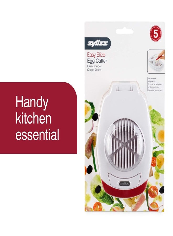 ZYLISS Egg Slicer - Non Slip, Egg Cutter and Wedger with Built in Shell Piercer - Image 2