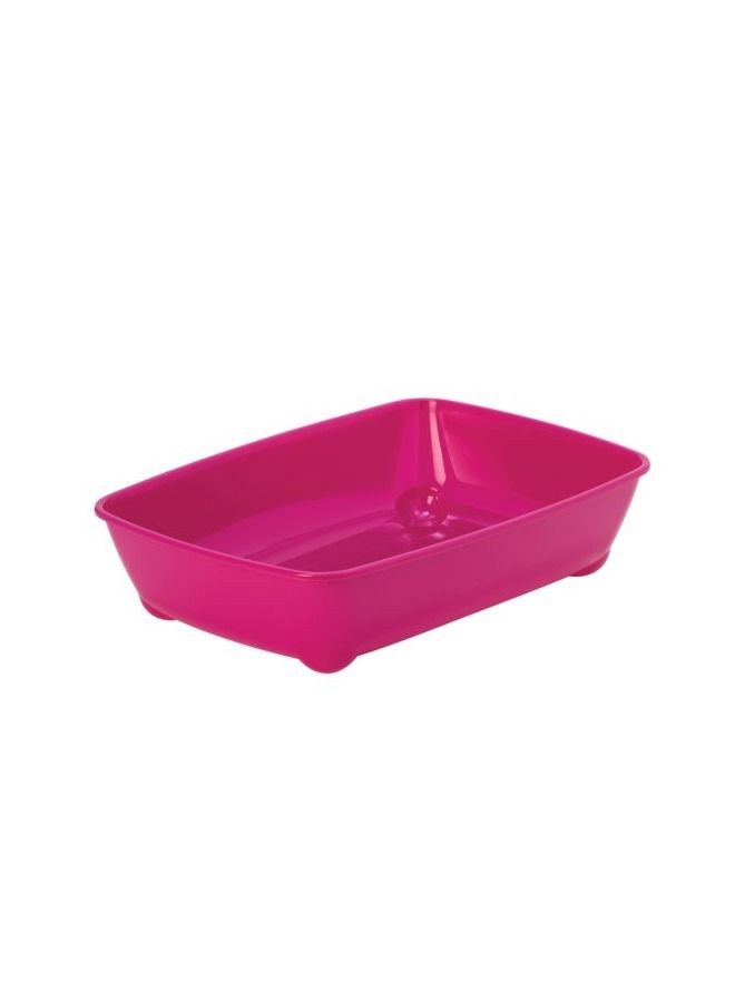 MODERNA Arist-O-Tray-Cat Litter Tray Dark Pink - Image 1