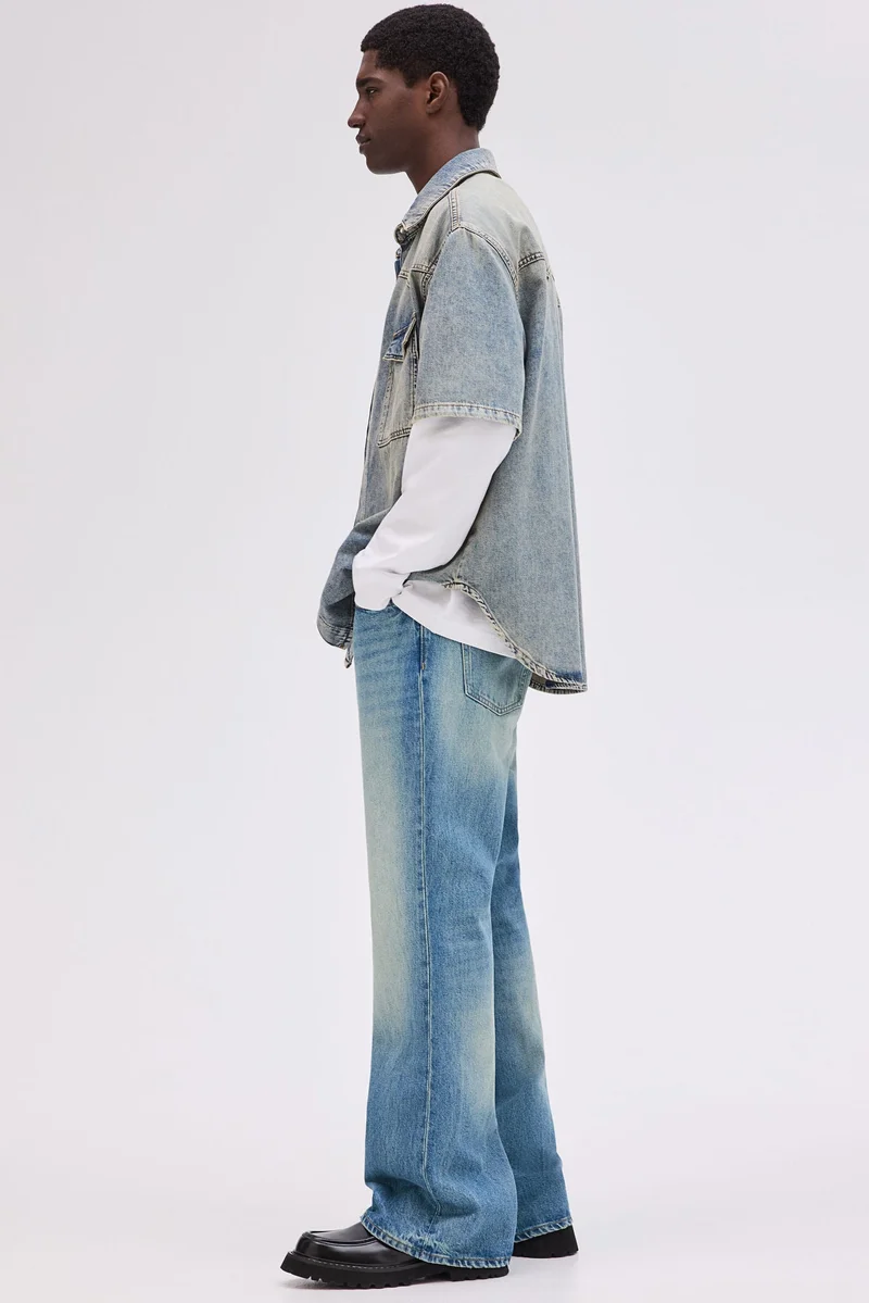 H&M Bootcut Regular High Jeans