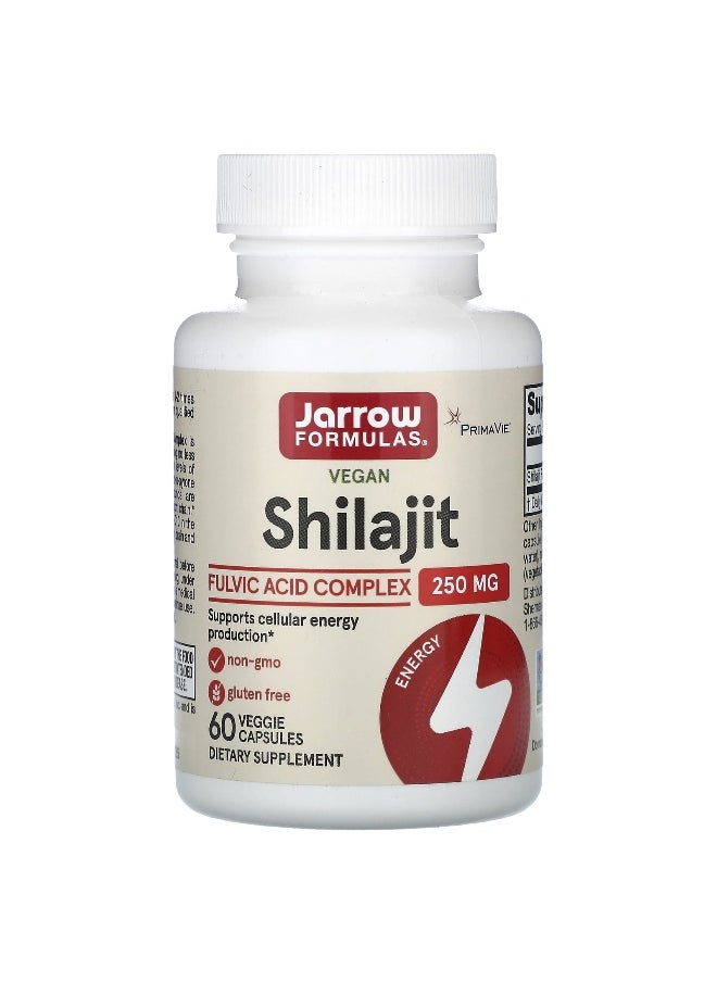 jarrow formulas Jarrow Formulas, Vegan Shilajit Fulvic Acid Complex, 250 mg, 60 Veggie Capsules  - Image 1