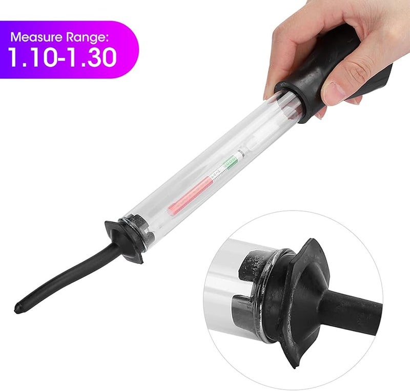 8in Car Battery Hydrometer Electrolyte Tester Fast Detection Density Meter Tool - Image 5