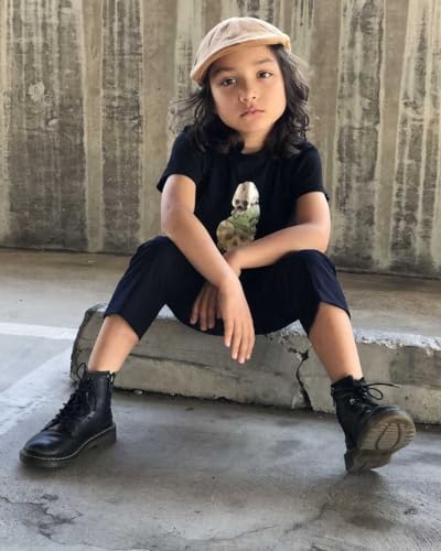 Dr Martens Dr. Martens Kid's Collection 1460 Youth Delaney Boot (Big Kid) Black 5 UK (US 6 Big Kid) M - Image 2