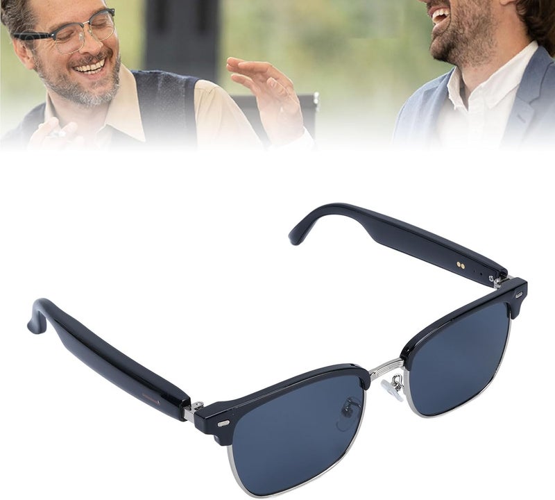 AI Translation Glasses, Multiple Languages Real Time Translation Sunglasses, Built in Microphone and Speaker, Support Video Translation, for Music, Travel and Calls - Image 5