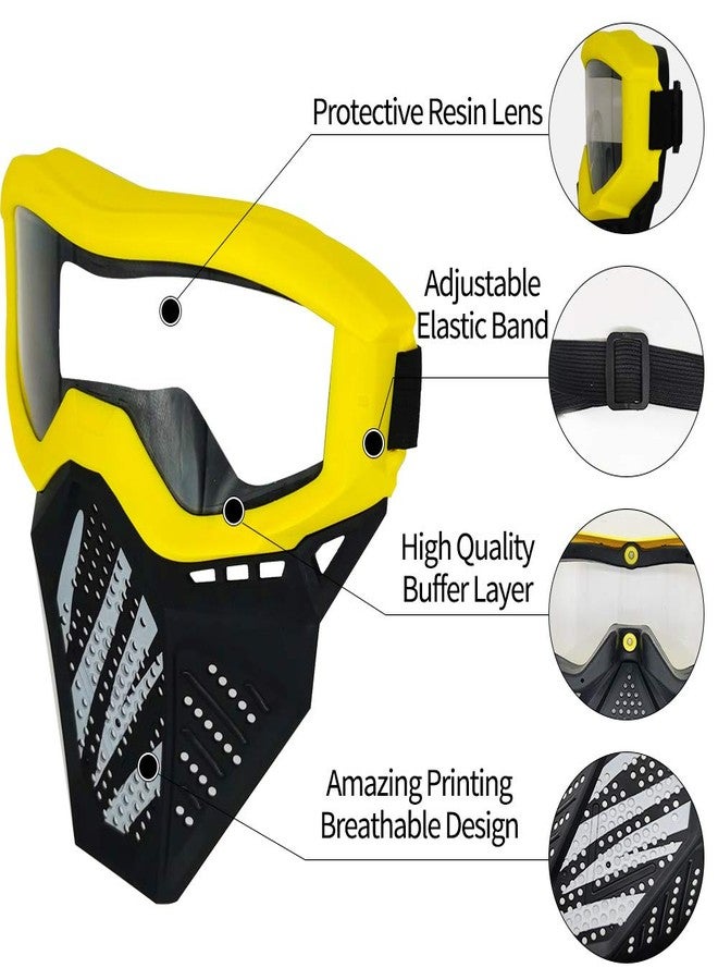 Surper 8 Pack Tactical Mask Compatible with Nerf Rival, Apollo, Zeus, Khaos, Atlas, Artemis Blasters Rival Mask - Image 5