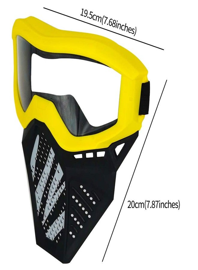 Surper 8 Pack Tactical Mask Compatible with Nerf Rival, Apollo, Zeus, Khaos, Atlas, Artemis Blasters Rival Mask - Image 2