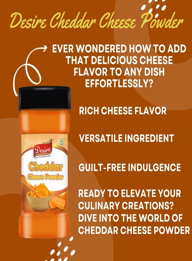 Desire Dunhill Desire Cheddar Cheese Powder 100 Gram - Image 4