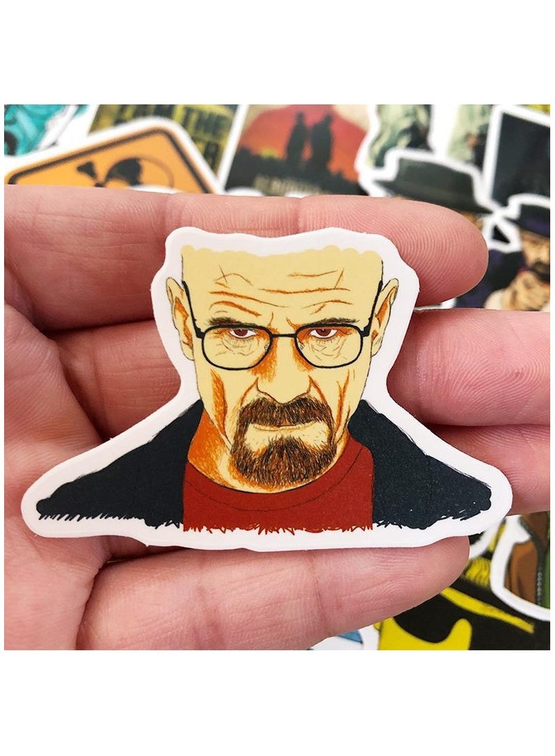 50 Pcs Breaking Bad Stickers Cool Waterproof Vinyl Stickers For Laptop Phone And Computer - Image 4