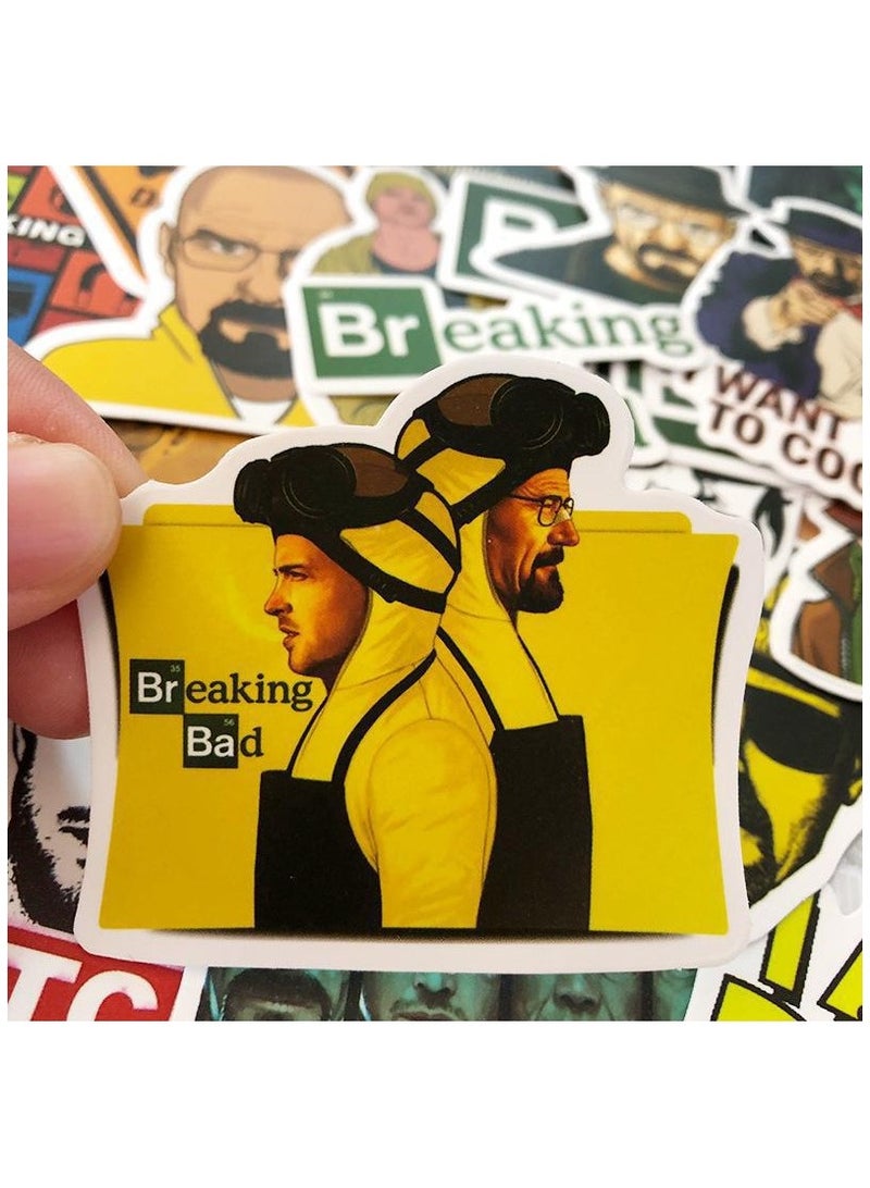 50 Pcs Breaking Bad Stickers Cool Waterproof Vinyl Stickers For Laptop Phone And Computer - Image 3