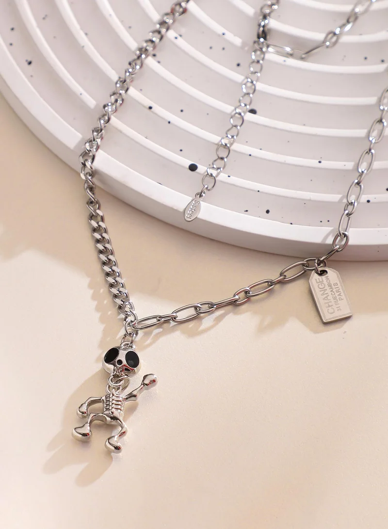 Skeleton Pendant Necklace