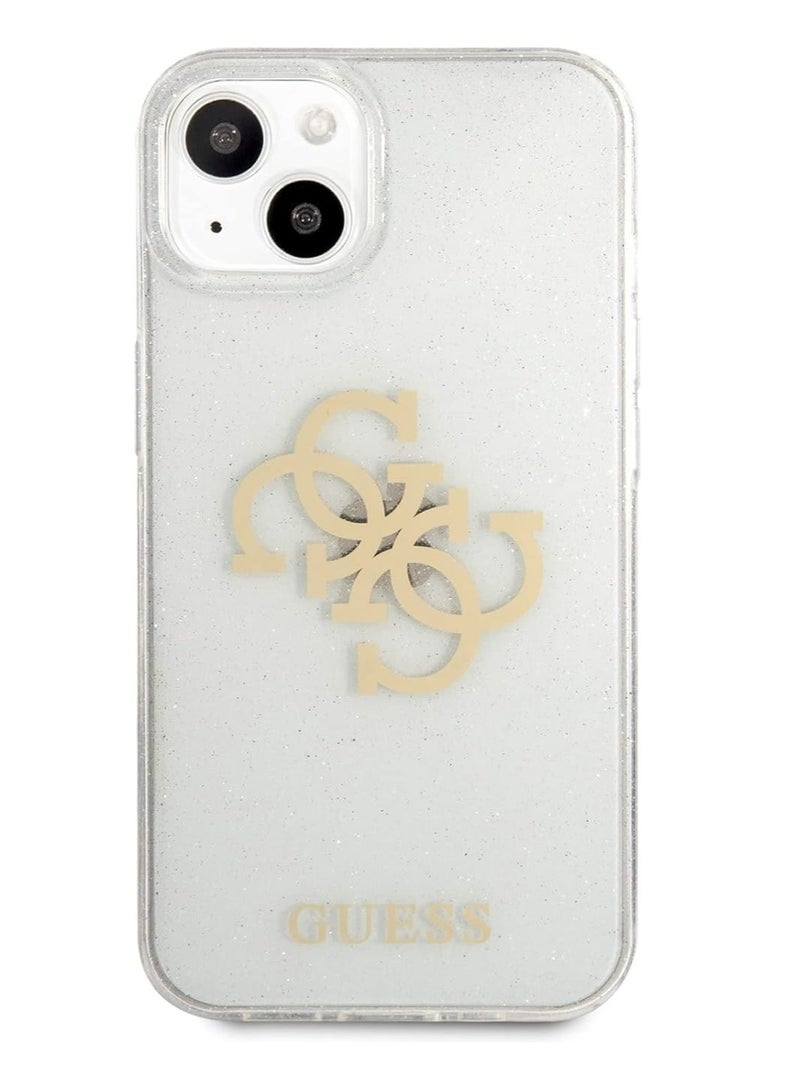GUESS Guess Tpu Full Glitter Cases 4G Logo For Iphone 13 (6.1 Inches) - Transparent - Image 1