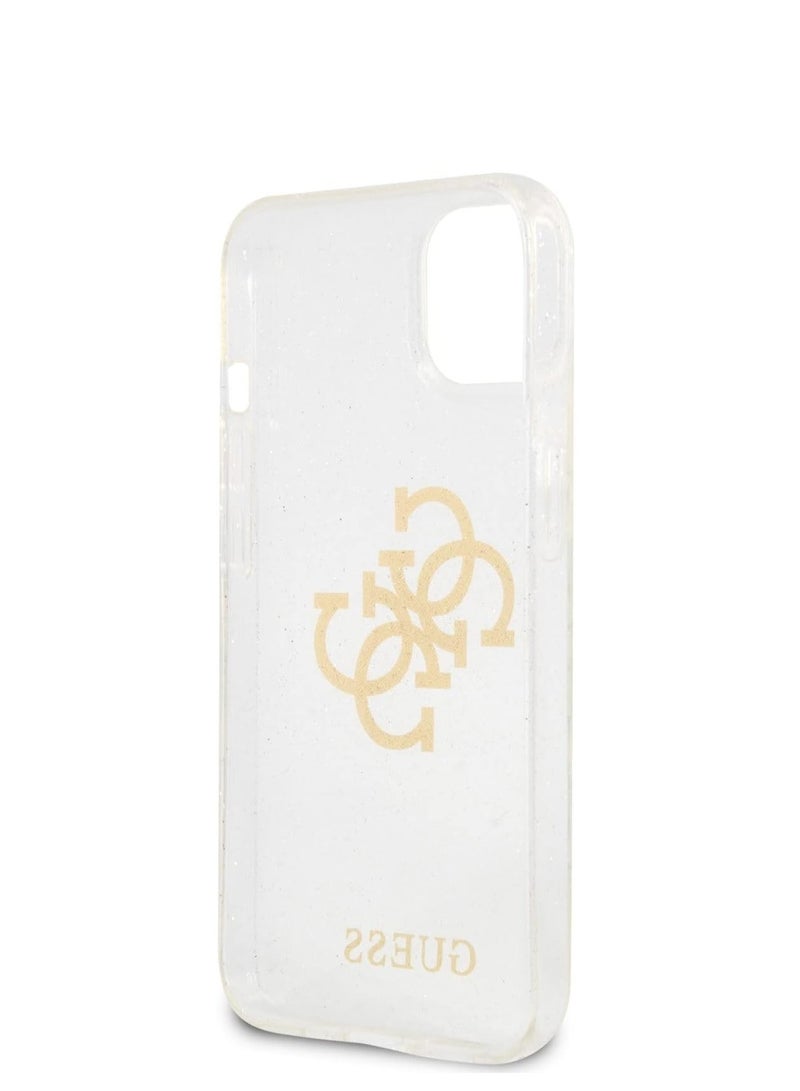 GUESS Guess Tpu Full Glitter Cases 4G Logo For Iphone 13 (6.1 Inches) - Transparent - Image 4