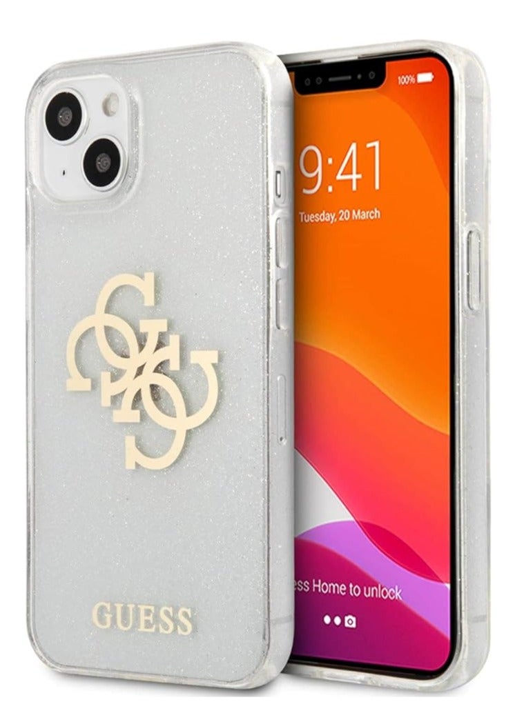 GUESS Guess Tpu Full Glitter Cases 4G Logo For Iphone 13 (6.1 Inches) - Transparent - Image 2