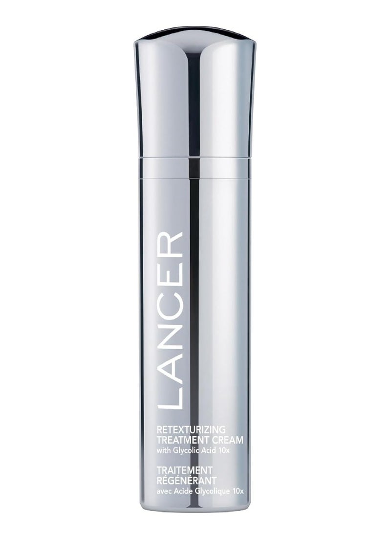 lancer Lancer Skincare Retexturizing Treatment, Daily Moisturizing Cream with 10% Glycolic Acid, 1.7 Fl Oz  - Image 1