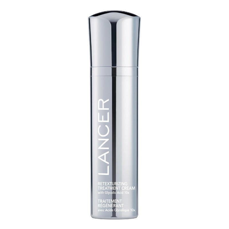 Lancer Skincare Retexturizing Treatment, Daily Moisturizing Cream with 10% Glycolic Acid, 1.7 Fl Oz - Image 1
