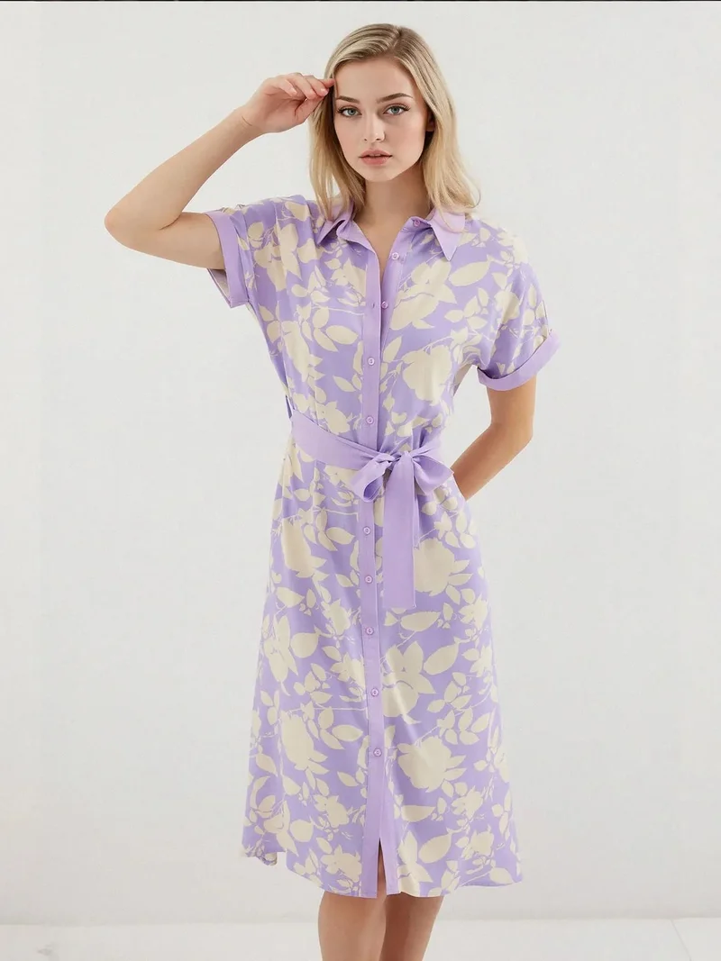 BIG DART BDART Flowering Midi Dress with Bow