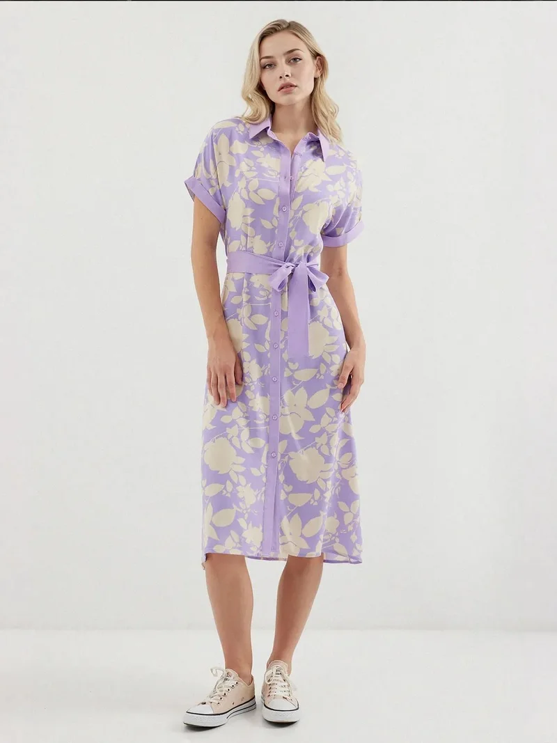 BIG DART BDART Flowering Midi Dress with Bow