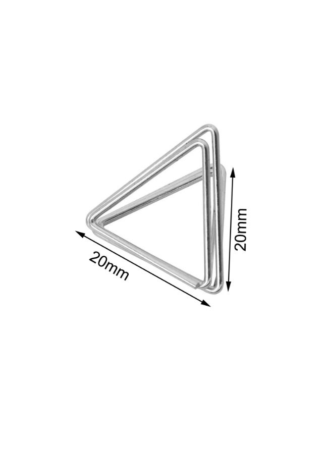 20pcs Metal Triangle Place Card Holders Photo Clip Stands Wedding Table Number Name Sign Stand for Wedding Birthday Party Home - Image 2