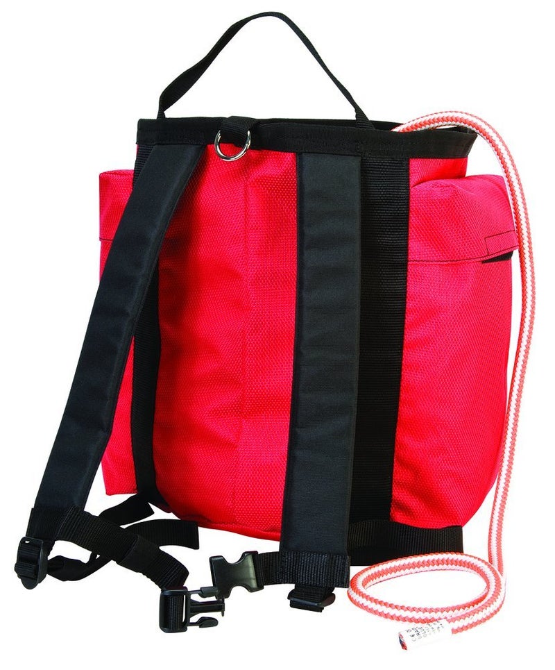 Weaver Leather Red Polyester Drawstring Backpack - Image 2