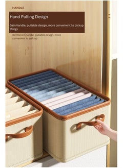 Mei Lifestyle Household Foldable Clothes Storage Boxes Underwear Closet Organizer Wardrobe Drawer 36×25x20CM (18L)  - Image 5