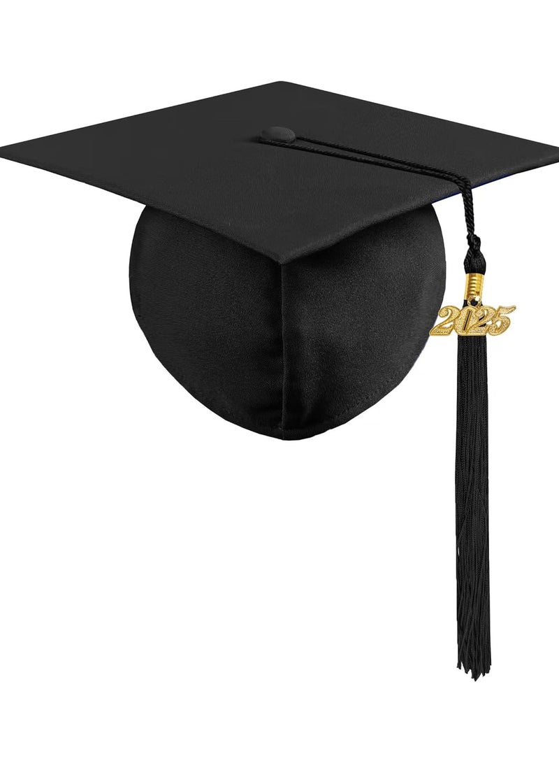 Graduation Cap with 2025 Tassel, Unisex Adult Graduation Cap for High School Bachelor - Image 1