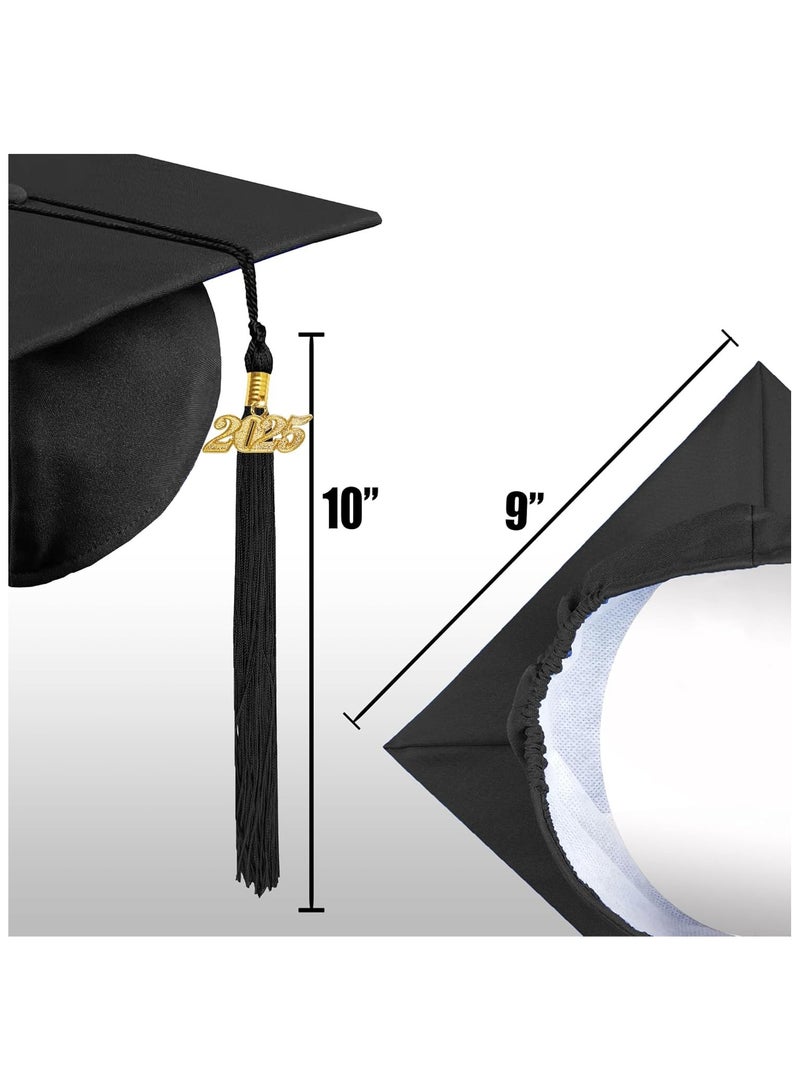 Graduation Cap with 2025 Tassel, Unisex Adult Graduation Cap for High School Bachelor - Image 3