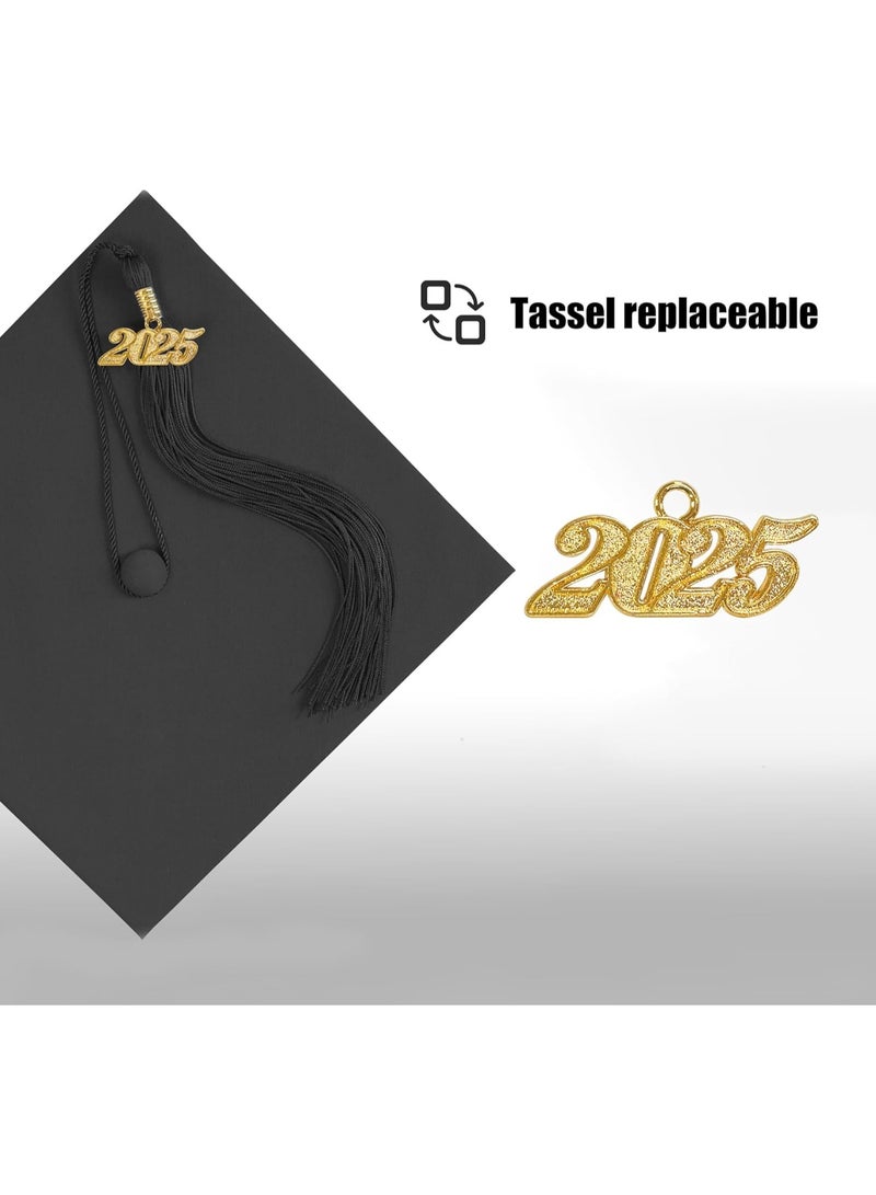 Graduation Cap with 2025 Tassel, Unisex Adult Graduation Cap for High School Bachelor - Image 4
