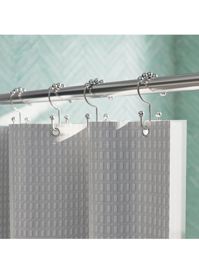 Home & Kitchen› Bathroom› Bathroom Accessories› Shower Curtains, Clips & Liners› Shower Curtain Hanger› Shower Curtain Rings  - Image 3