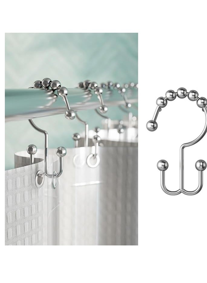 Home & Kitchen› Bathroom› Bathroom Accessories› Shower Curtains, Clips & Liners› Shower Curtain Hanger› Shower Curtain Rings  - Image 4