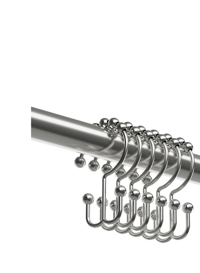 Home & Kitchen› Bathroom› Bathroom Accessories› Shower Curtains, Clips & Liners› Shower Curtain Hanger› Shower Curtain Rings  - Image 5