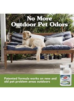 Simple Solution Yard Odor Eliminator For Dogs And Cats, Yard Odor Away Hose Spray, Yard Deodorizer For Dog Urine And Poop, Outdoor Urine Odor Eliminator, Strong Enzyme Cleaner, 32 Oz.  - Image 5