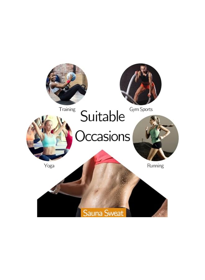 S-TOP Workout Waist Trainer for Women, Sweat Belt, Waist Trimmer Cincher for Girls Working Out (L/XL) - Image 2