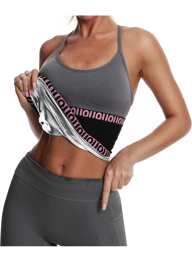 S-TOP Workout Waist Trainer for Women, Sweat Belt, Waist Trimmer Cincher for Girls Working Out (L/XL) - Image 1
