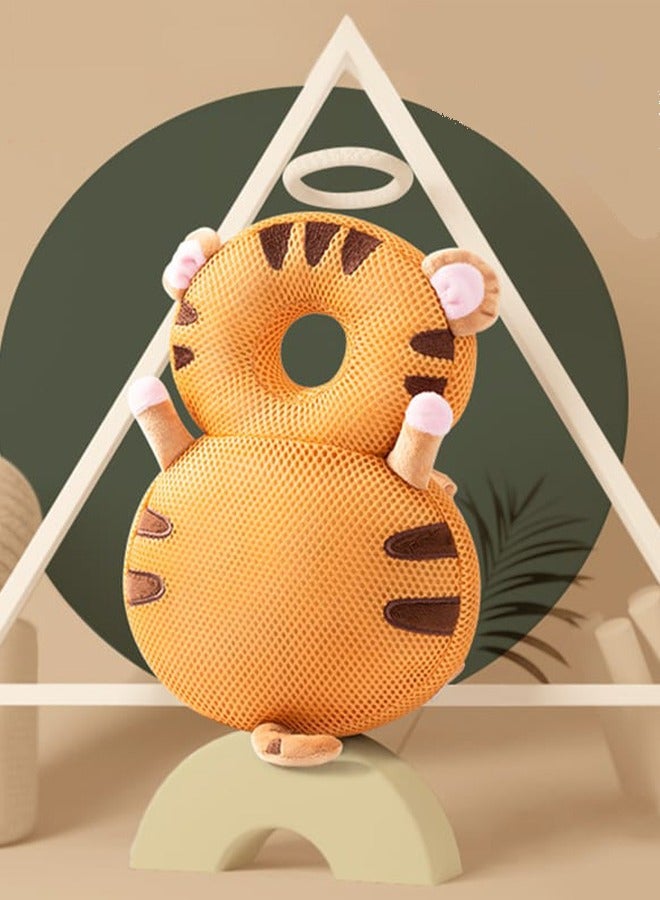 Baby Head Protector Toddler Breathable Walking Pillow Backpack Anti Fall Cushion Baby Safety Protection With Adjustable Elastic Shoulder Strap With Knee Pad - Image 1