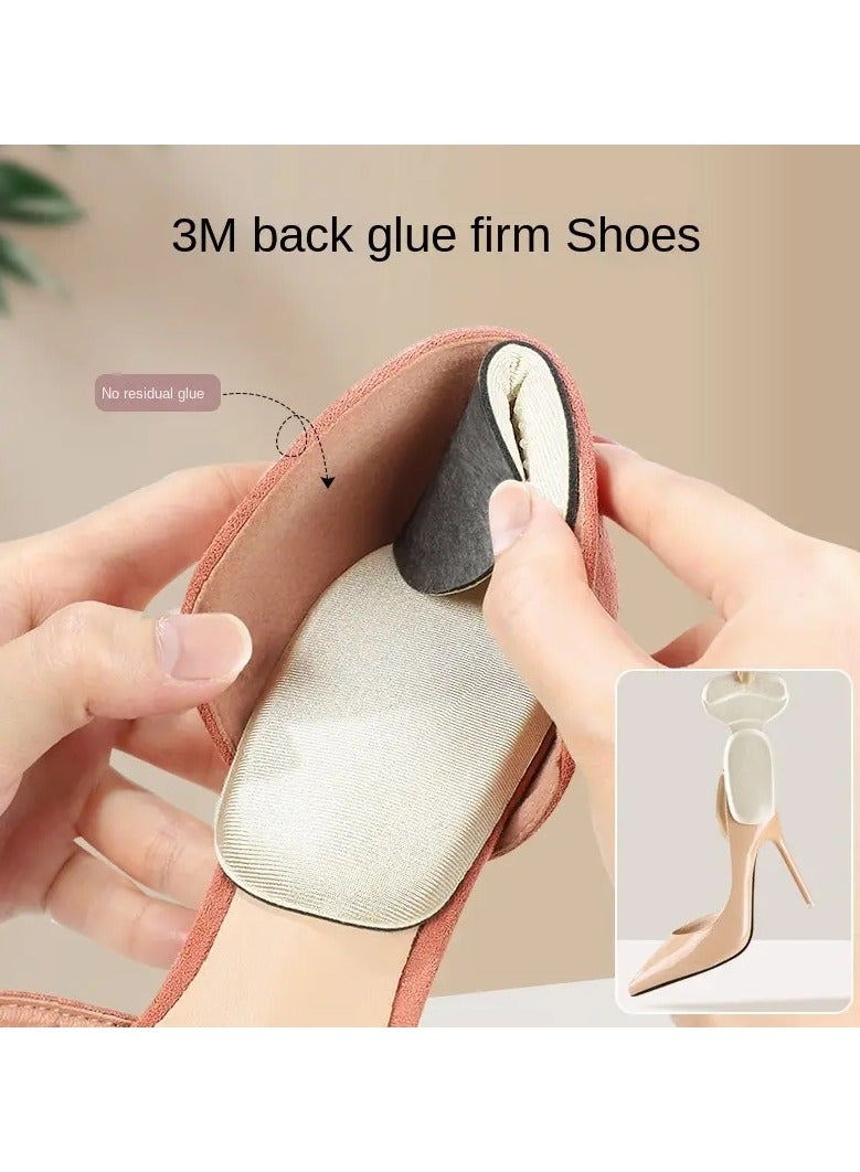 ORiTi وسادات كعب مطورة من قبل الأطباء للنساء والرجال قابلة لإعادة الاستخدام مصنوعة من الإسفنج الناعم لحماية الكعب في الأحذية الواسعة والأحذية ذات الكعب العالي وحماية من الفقاعات ومقاعد باديكير للكوافيرين - Image 2