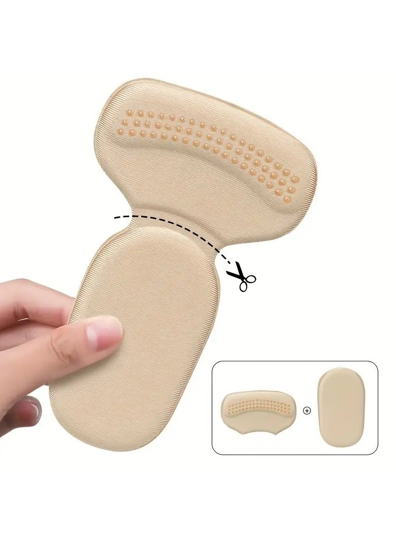 ORiTi وسادات كعب مطورة من قبل الأطباء للنساء والرجال قابلة لإعادة الاستخدام مصنوعة من الإسفنج الناعم لحماية الكعب في الأحذية الواسعة والأحذية ذات الكعب العالي وحماية من الفقاعات ومقاعد باديكير للكوافيرين - Image 4