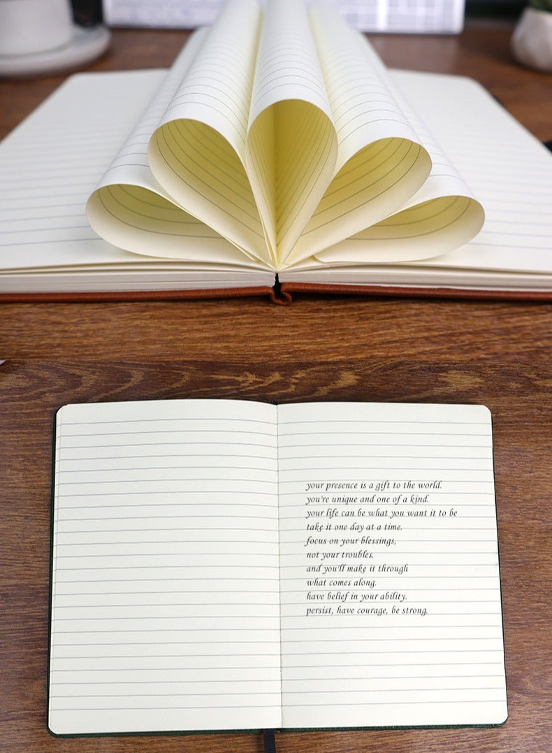 Generic [DIAMOND]Coffee grounds cork notebook,Journal, 90 Sheets/180 Pages 100GSM Thick Cream Paper,Writing,Travel,Business,Work & School,Journals for Writing Hardcover Journal Supplies for Work Note Taking  - Image 5