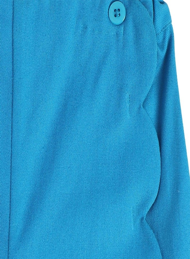miniklub Baby Woven Cotton Blue Color Short (0-3M) - Image 4