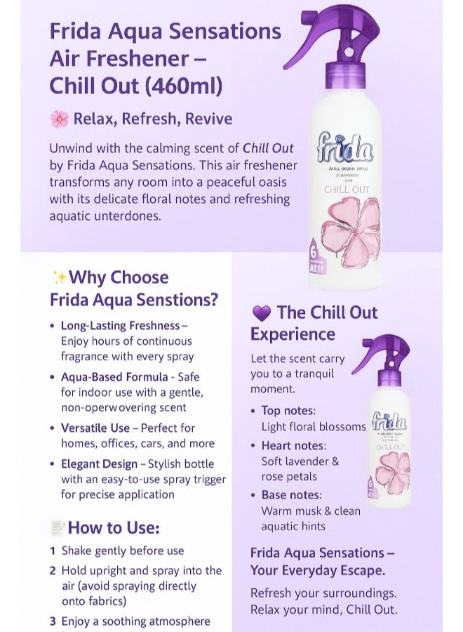 فريدا معطر جو أكوا سينسيشنز تشيل أوت، 460 مل - Image 2