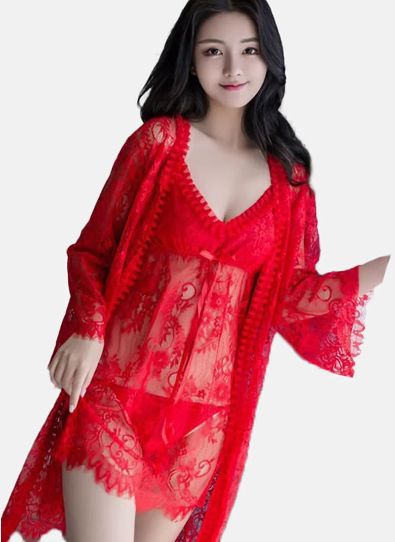 يونيكي Red Solid Babydoll